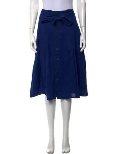 Pre-owned Sézane Midi Length Skirt In Blue