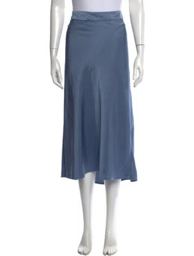 Pre-owned Sézane Midi Length Skirt In Blue