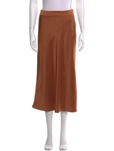 Pre-owned Sézane Midi Length Skirt In Brown