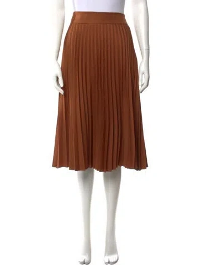 Pre-owned Sézane Midi Length Skirt In Brown