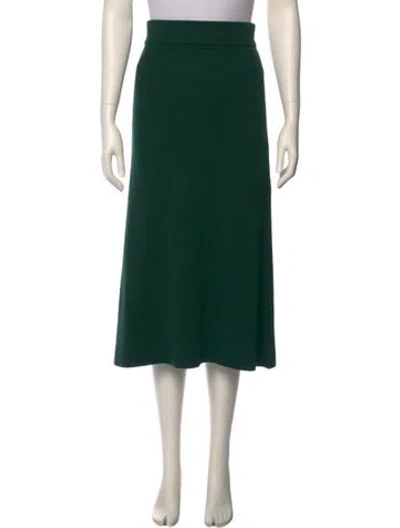Pre-owned Sézane Midi Length Skirt In Green