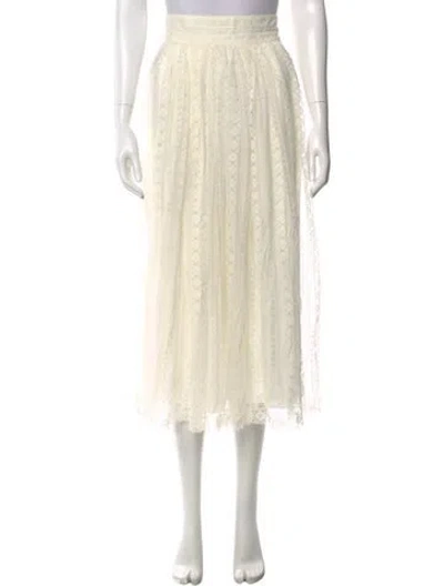 Pre-owned Sézane Midi Length Skirt In Neutral