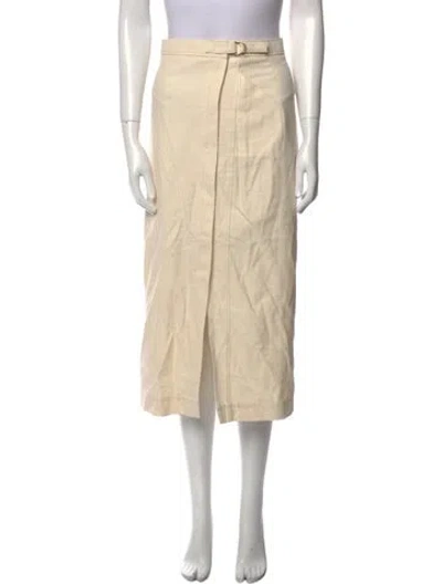 Pre-owned Sézane Midi Length Skirt In Neutral