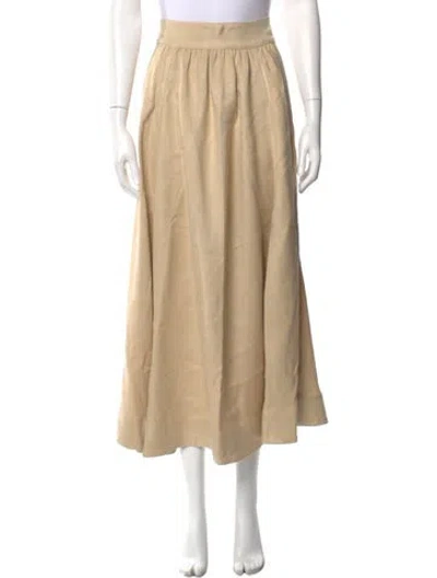 Pre-owned Sézane Midi Length Skirt In Neutral