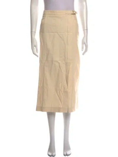 Pre-owned Sézane Midi Length Skirt In Neutrals