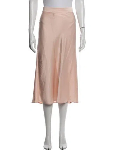 Pre-owned Sézane Midi Length Skirt In Pink