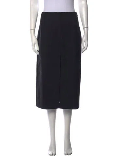 Pre-owned Sézane Midi Length Skirt W/ Tags In Black
