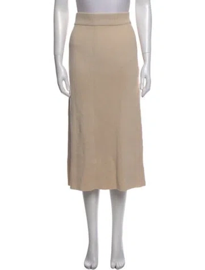 Pre-owned Sézane Midi Length Skirt W/ Tags In Brown