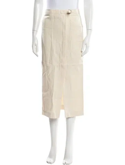 Pre-owned Sézane Midi Length Skirt W/ Tags In Neutral