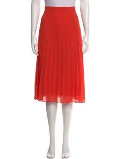 Pre-owned Sézane Midi Length Skirt W/ Tags In Orange