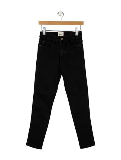 Pre-owned Sézane Mid-rise Skinny Leg Jeans In Black