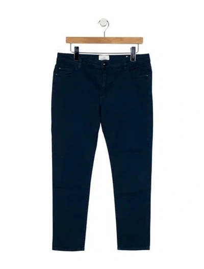 Pre-owned Sézane Mid-rise Skinny Leg Jeans In Blue
