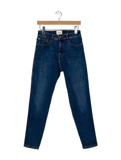 Pre-owned Sézane Mid-rise Skinny Leg Jeans W/ Tags In Blue
