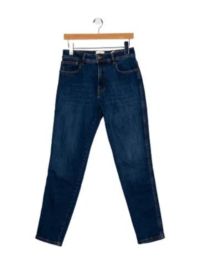 Pre-owned Sézane Mid-rise Straight Leg Jeans W/ Tags In Blue