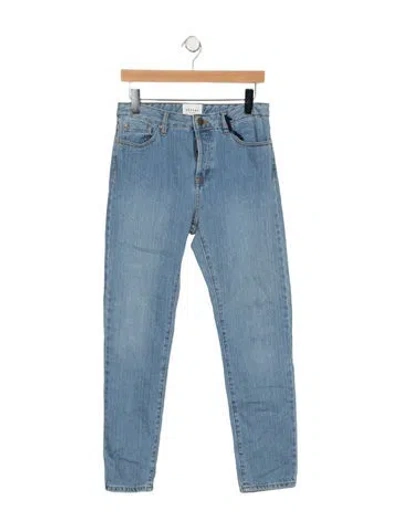 Pre-owned Sézane Mid-rise Straight Leg Jeans W/ Tags In Blue