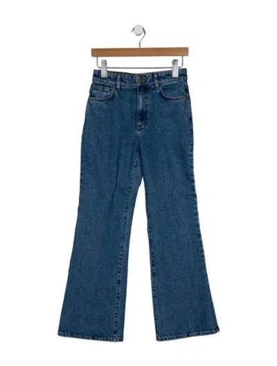 Pre-owned Sézane Mid-rise Wide Leg Jeans W/ Tags In Blue