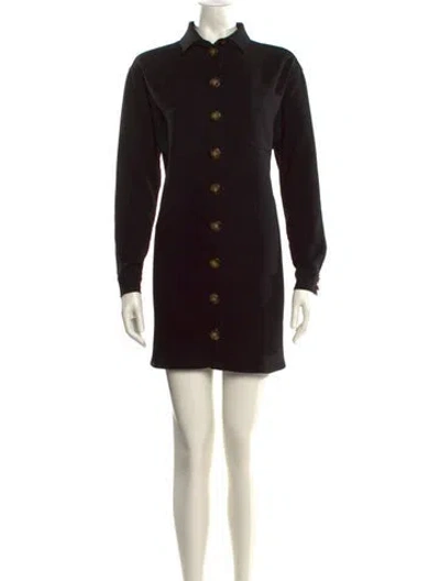 Pre-owned Sézane Mini Dress In Black