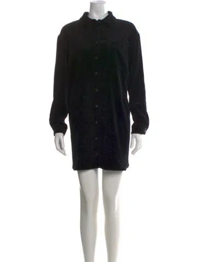 Pre-owned Sézane Mini Dress In Black