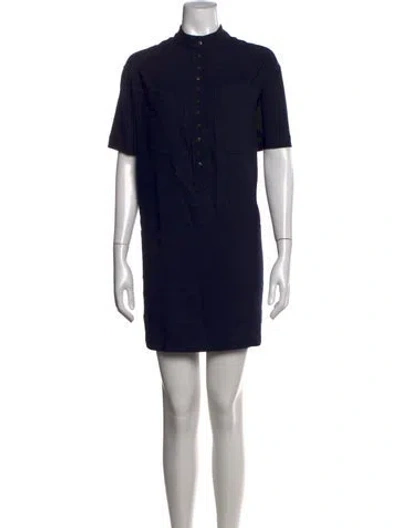 Pre-owned Sézane Mini Dress In Black