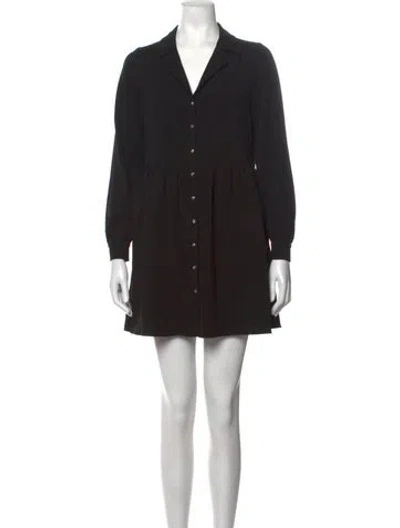 Pre-owned Sézane Mini Dress In Black