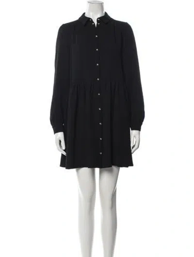 Pre-owned Sézane Mini Dress In Blue