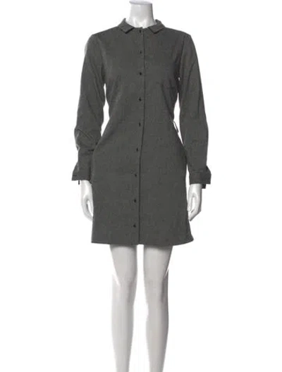 Pre-owned Sézane Mini Dress In Gray