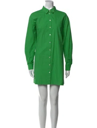 Pre-owned Sézane Mini Dress In Green
