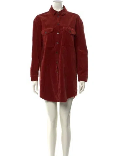 Pre-owned Sézane Mini Dress In Red