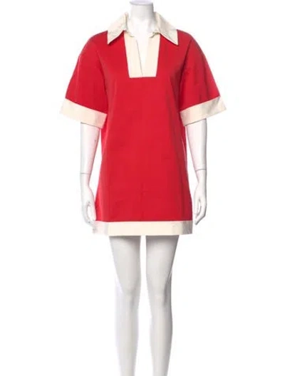 Pre-owned Sézane Mini Dress W/ Tags In Red