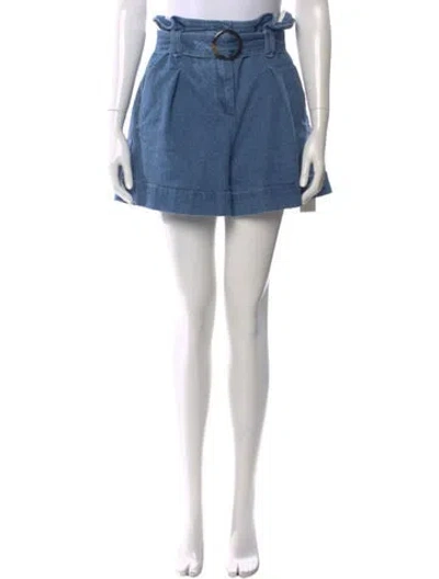 Pre-owned Sézane Mini Shorts In Blue