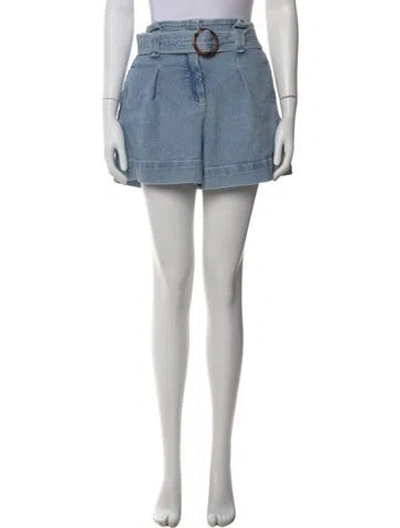 Pre-owned Sézane Mini Shorts In Blue