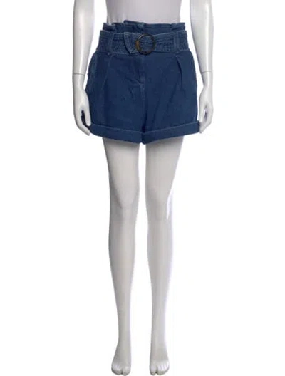 Pre-owned Sézane Mini Shorts In Blue