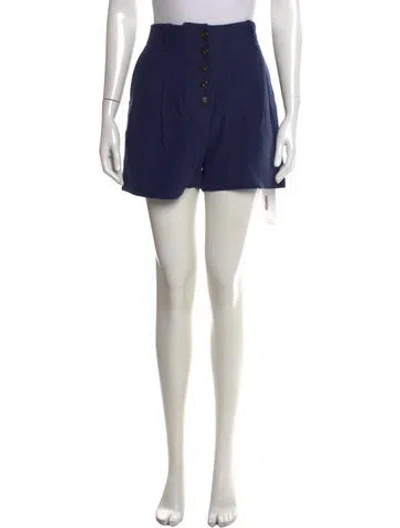 Pre-owned Sézane Mini Shorts In Blue