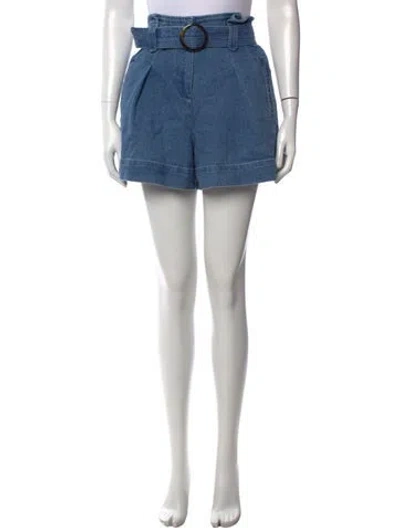 Pre-owned Sézane Mini Shorts In Blue