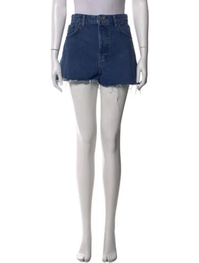 Pre-owned Sézane Mini Shorts In Blue