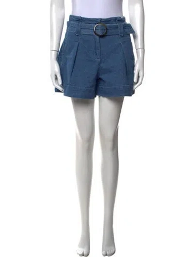 Pre-owned Sézane Mini Shorts In Blue