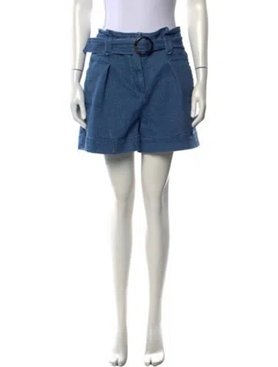 Pre-owned Sézane Mini Shorts In Blue