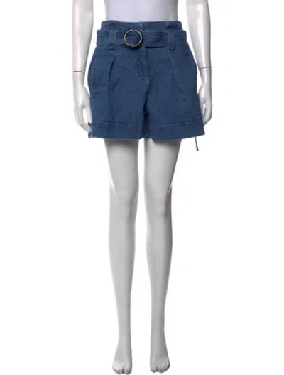 Pre-owned Sézane Mini Shorts In Blue