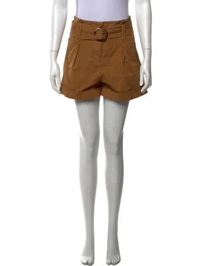 Pre-owned Sézane Mini Shorts In Brown