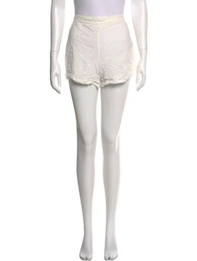 Pre-owned Sézane Mini Shorts In Green