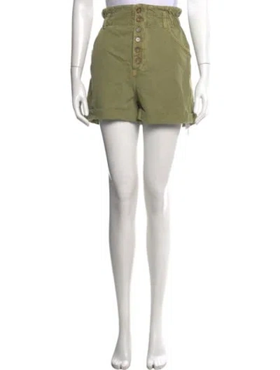 Pre-owned Sézane Mini Shorts In Green