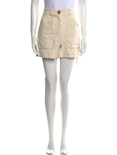 Pre-owned Sézane Mini Shorts In Neutral