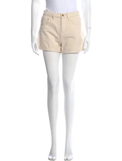Pre-owned Sézane Mini Shorts In Neutral