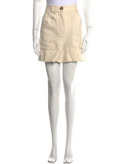 Pre-owned Sézane Mini Shorts In Neutrals