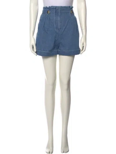 Pre-owned Sézane Mini Shorts W/ Tags In Blue