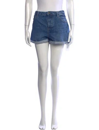 Pre-owned Sézane Mini Shorts W/ Tags In Blue