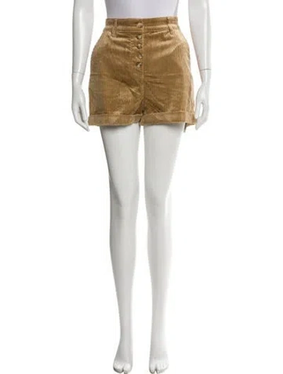 Pre-owned Sézane Mini Shorts W/ Tags In Yellow