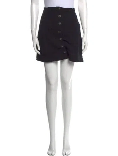 Pre-owned Sézane Mini Skirt In Black