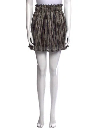 Pre-owned Sézane Mini Skirt In Black