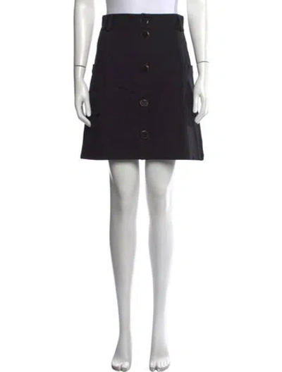 Pre-owned Sézane Mini Skirt In Black